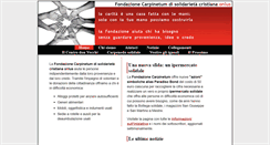 Desktop Screenshot of fondazionecarpinetum.org